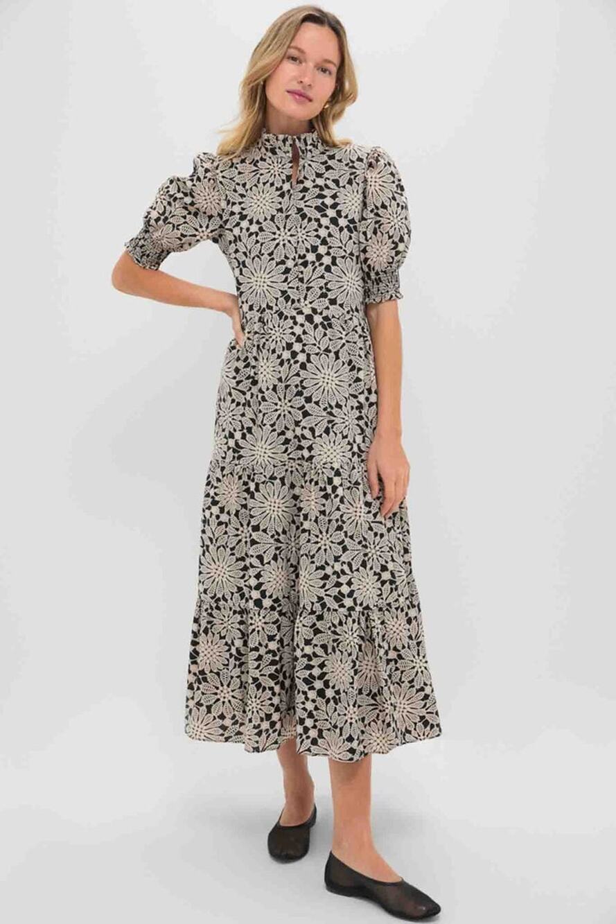 Tuckernuck Printed Floral Bennett Maxi Dress - S